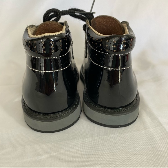 Super Ninos Boys Patent Leather walking boots MX 13.5/ US 6 - Picture 4 of 12